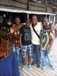 African Waiters in Tofu Beach